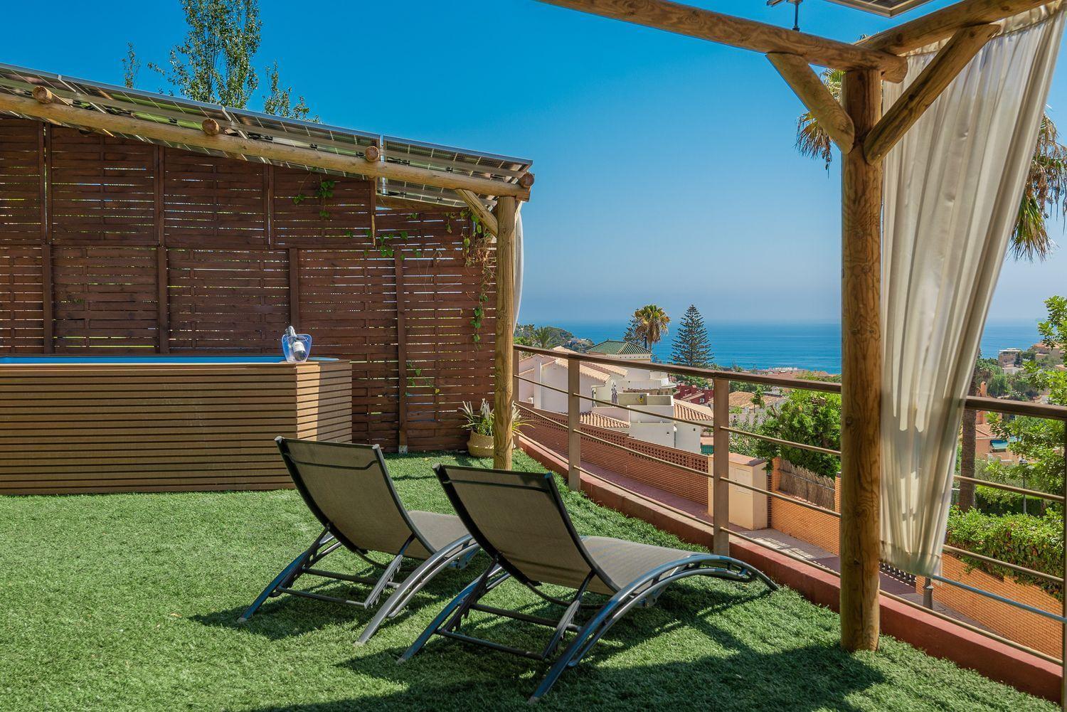 Apartmán Sea View With Shared Terrace Màlaga Exteriér fotografie